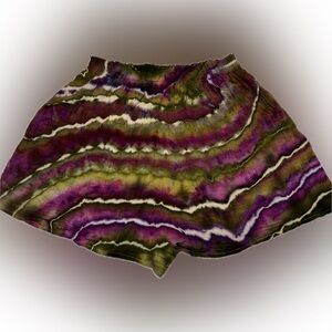 Hand Dyed Tie-Dye Earth Tone Shorts
